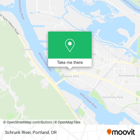 Mapa de Schrunk River