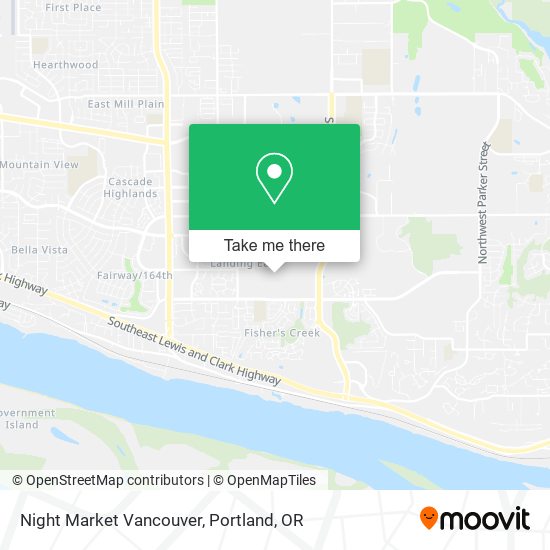 Night Market Vancouver map