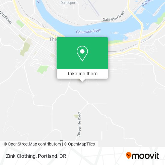 Zink Clothing map