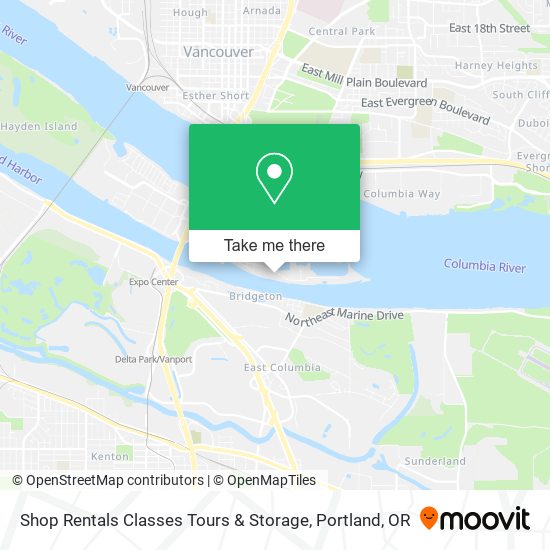 Shop Rentals Classes Tours & Storage map