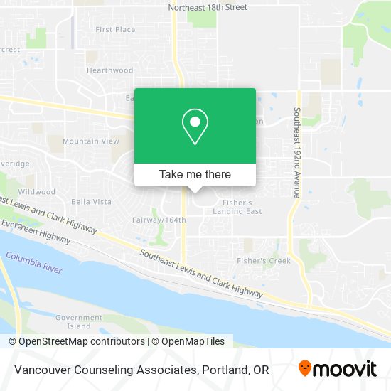 Mapa de Vancouver Counseling Associates