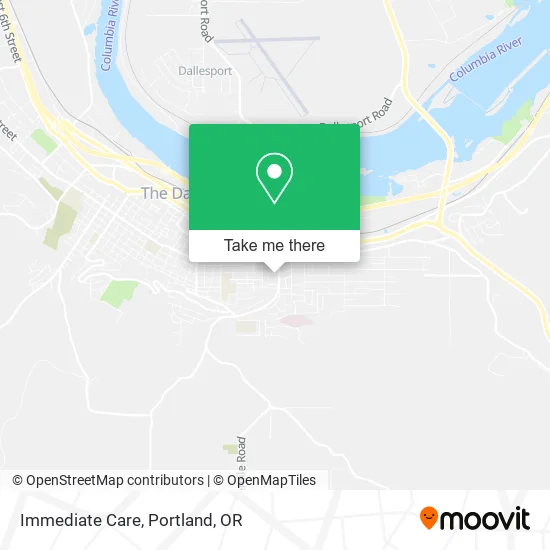 Immediate Care map