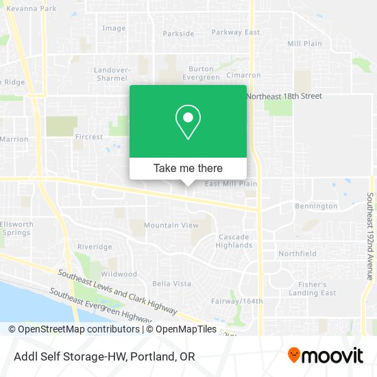 Mapa de Addl Self Storage-HW