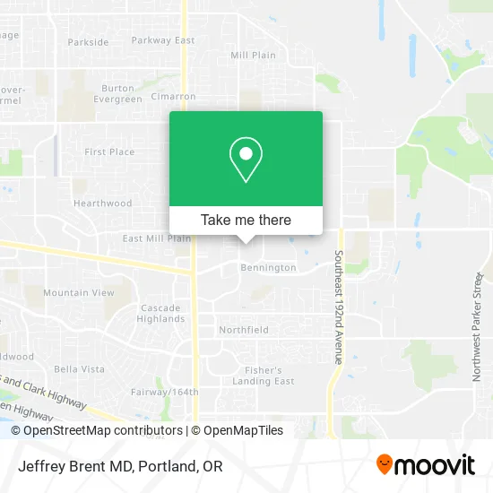 Jeffrey Brent MD map