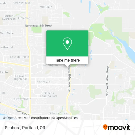 Sephora map