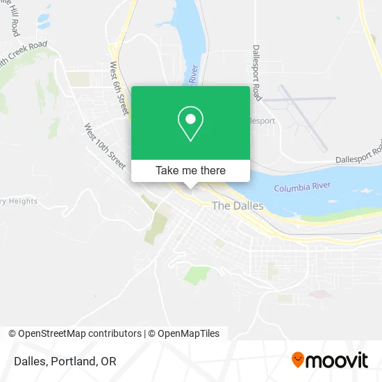 Dalles map