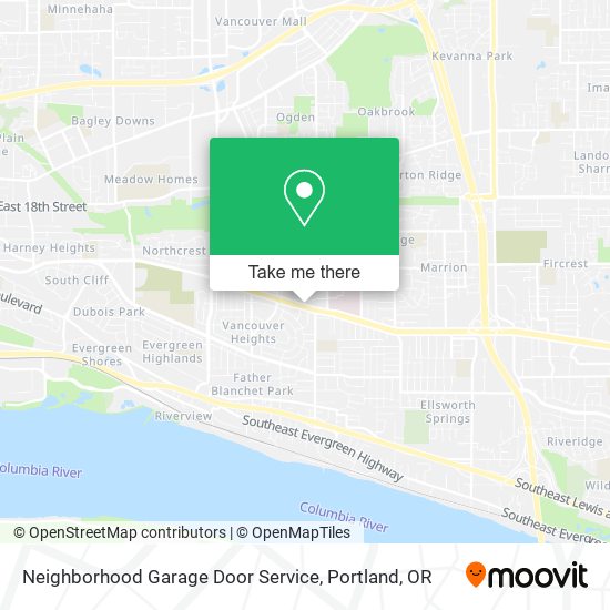 Neighborhood Garage Door Service map