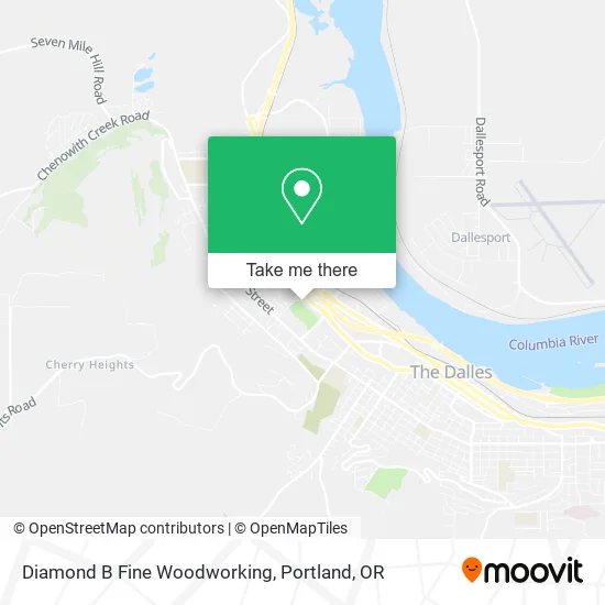 Diamond B Fine Woodworking map