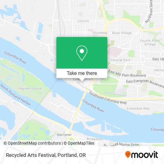 Recycled Arts Festival map