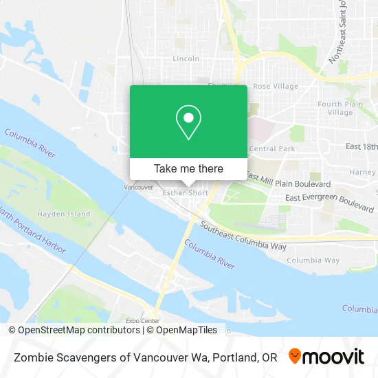 Mapa de Zombie Scavengers of Vancouver Wa