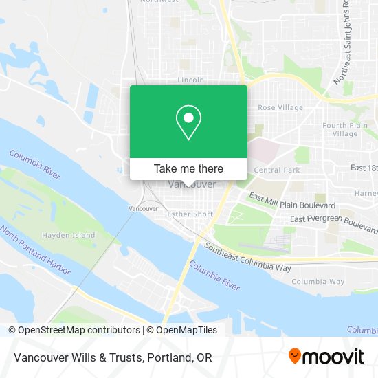 Vancouver Wills & Trusts map