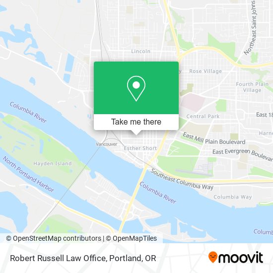 Robert Russell Law Office map