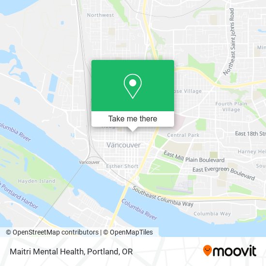 Maitri Mental Health map