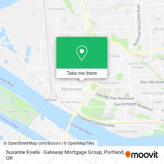Mapa de Susanne Kivela - Gateway Mortgage Group