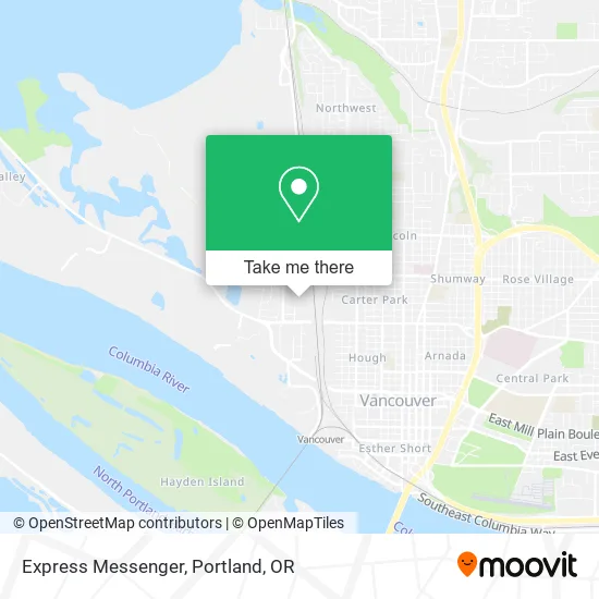 Express Messenger map