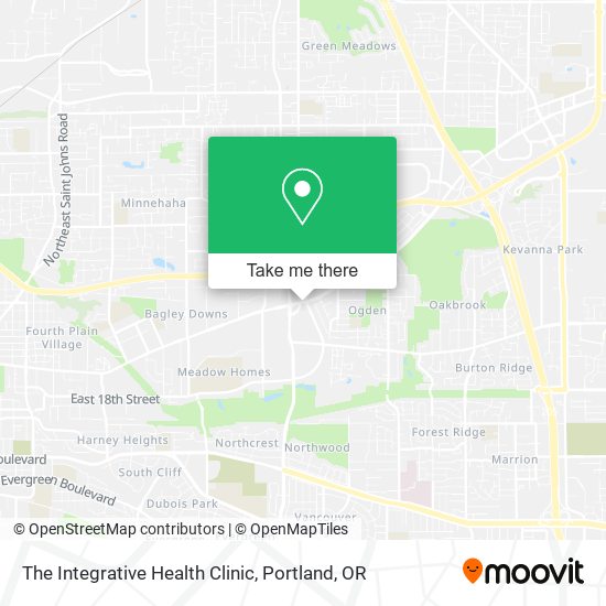 The Integrative Health Clinic map