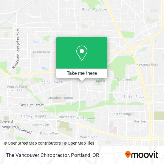 Mapa de The Vancouver Chiropractor