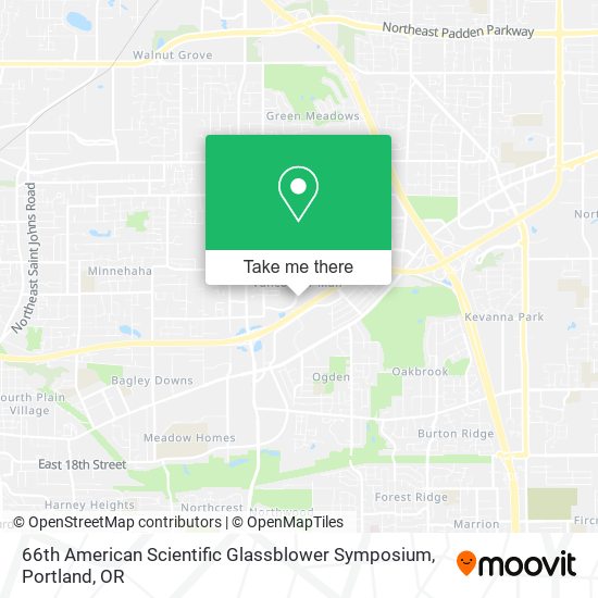 66th American Scientific Glassblower Symposium map