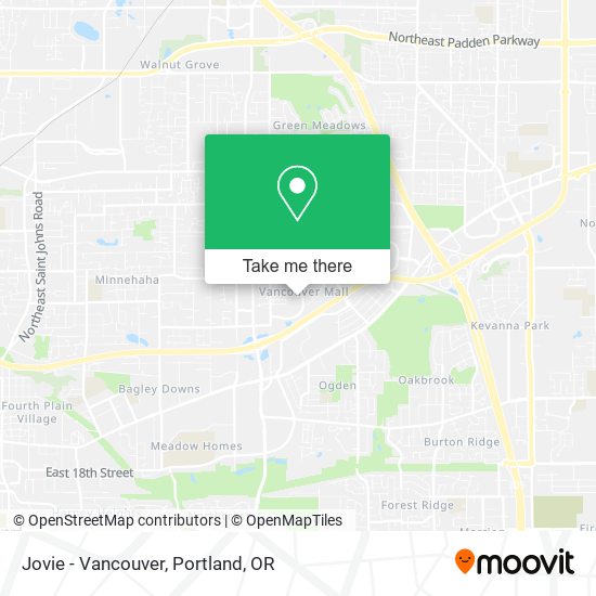 Jovie - Vancouver map