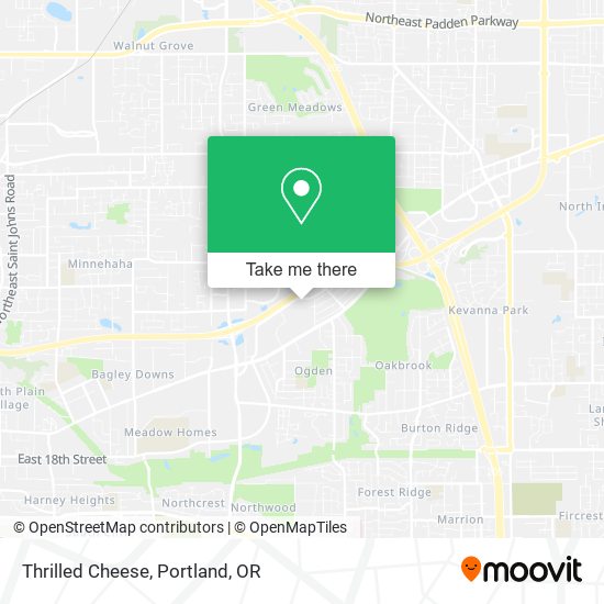 Thrilled Cheese map