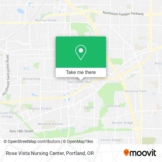 Rose Vista Nursing Center map