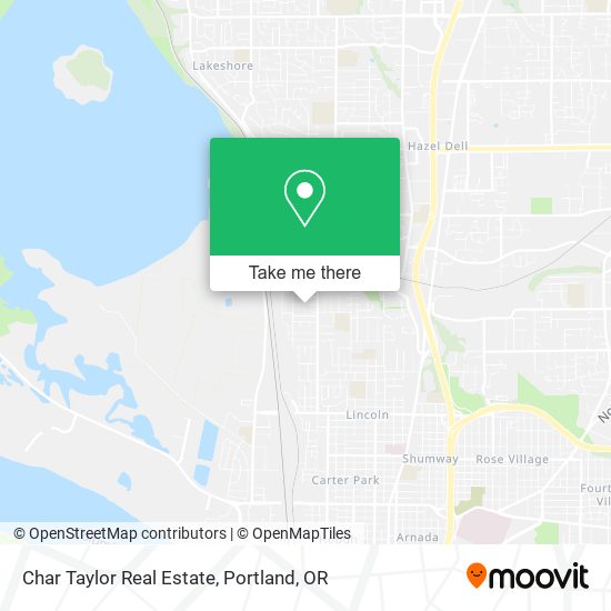 Char Taylor Real Estate map