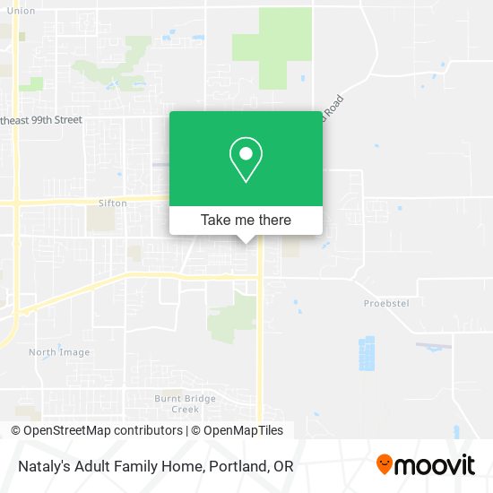 Nataly's Adult Family Home map