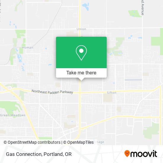 Gas Connection map