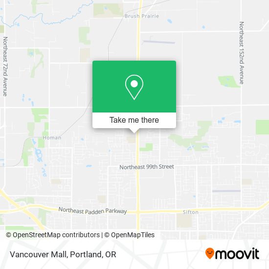 Vancouver Mall map