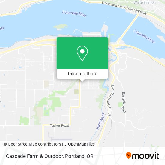 Mapa de Cascade Farm & Outdoor