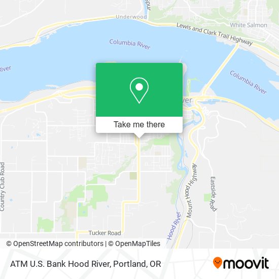 Mapa de ATM U.S. Bank Hood River