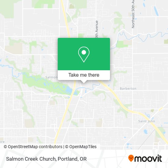 Salmon Creek Church map