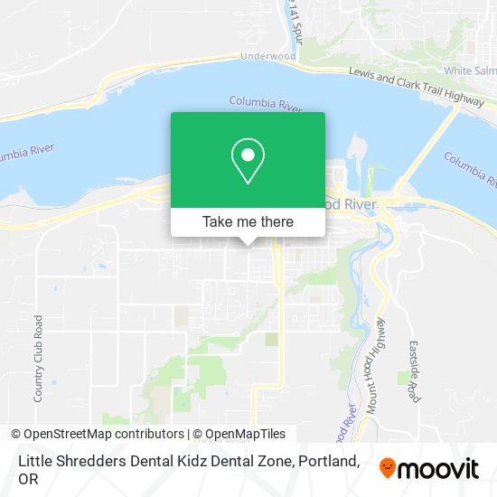 Mapa de Little Shredders Dental Kidz Dental Zone