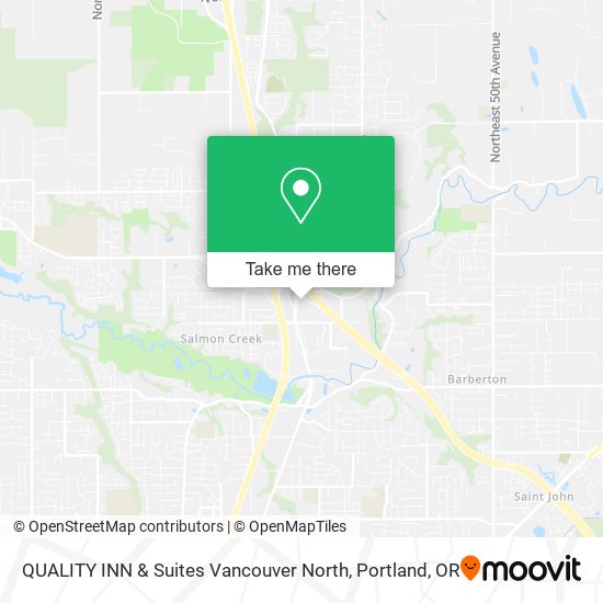 Mapa de QUALITY INN & Suites Vancouver North