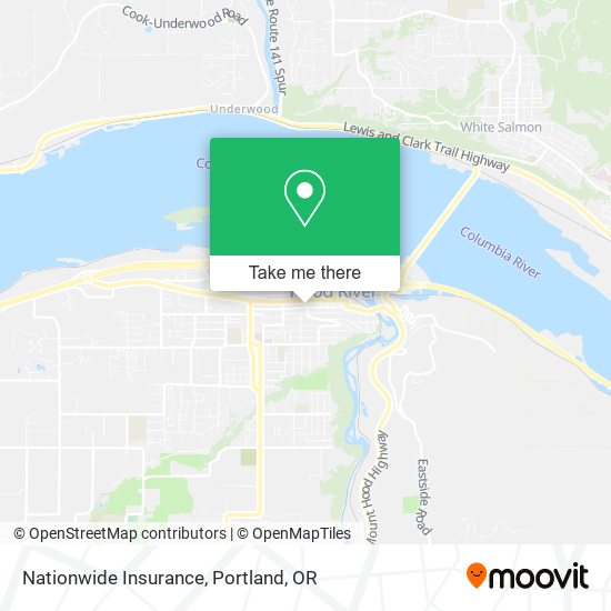 Mapa de Nationwide Insurance