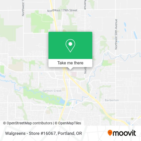 Mapa de Walgreens - Store #16067