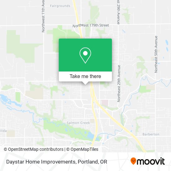 Daystar Home Improvements map