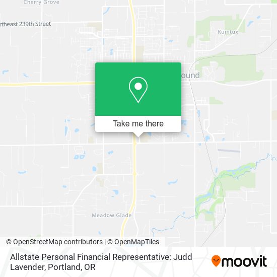 Mapa de Allstate Personal Financial Representative: Judd Lavender