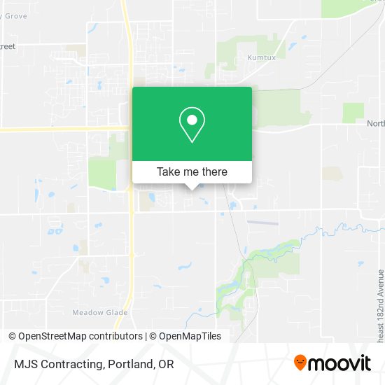MJS Contracting map