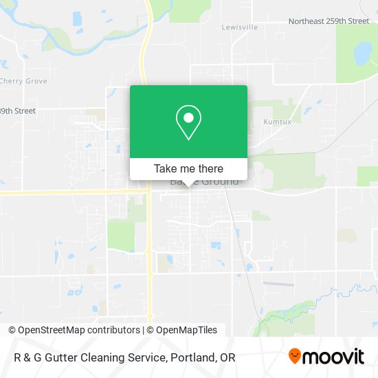 R & G Gutter Cleaning Service map