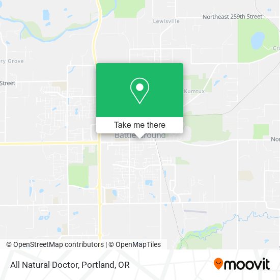 All Natural Doctor map