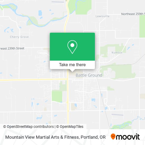 Mountain View Martial Arts & Fitness map