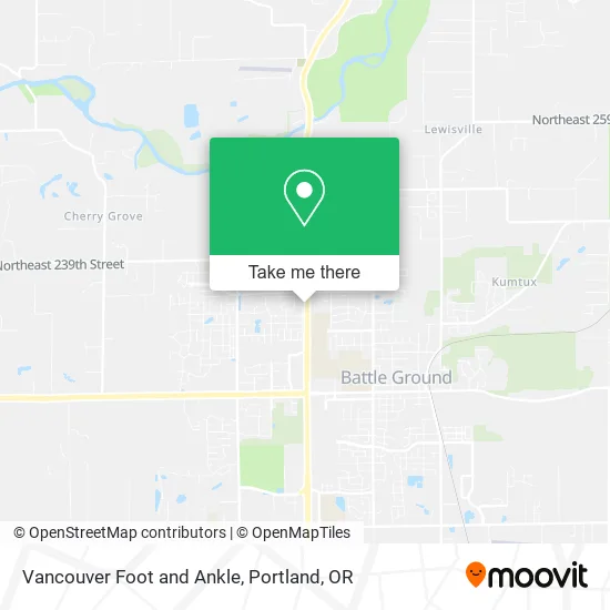 Mapa de Vancouver Foot and Ankle