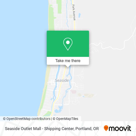 Seaside Outlet Mall - Shipping Center map