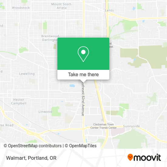 Mapa de Walmart