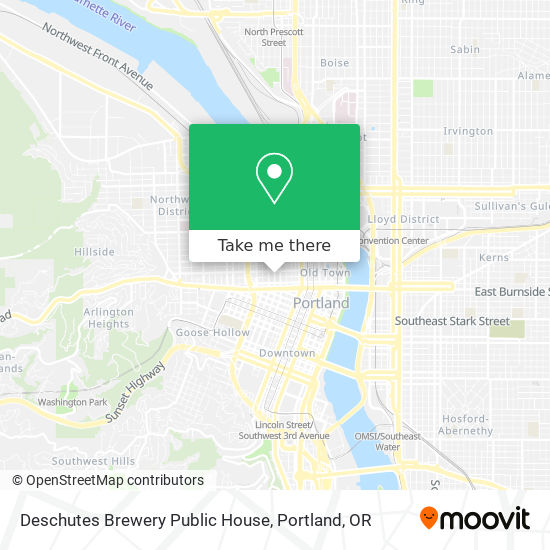 Mapa de Deschutes Brewery Public House