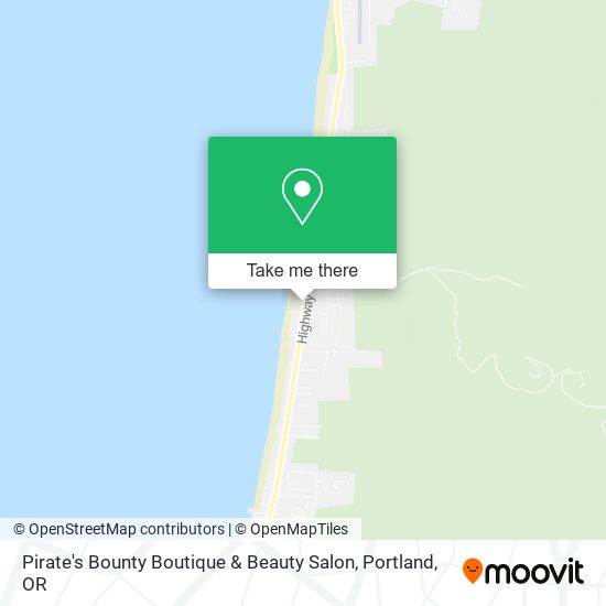 Pirate's Bounty Boutique & Beauty Salon map