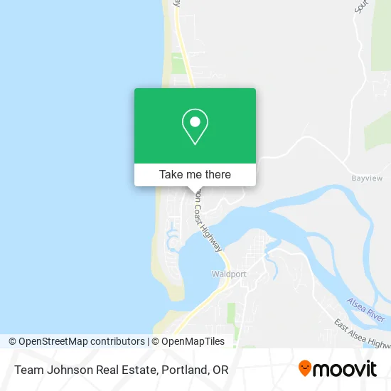 Team Johnson Real Estate map