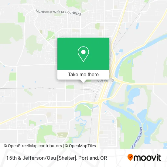 15th & Jefferson/Osu [Shelter] map