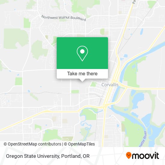 Oregon State University map